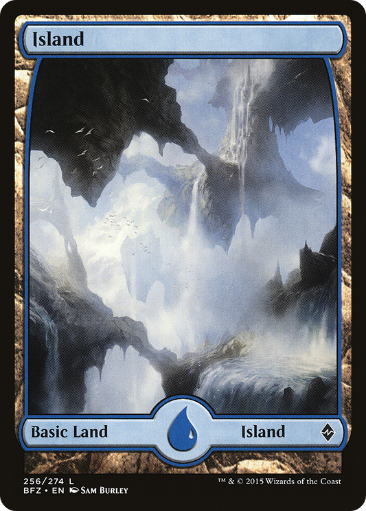 Island (BFZ-256) - Battle for Zendikar Foil
