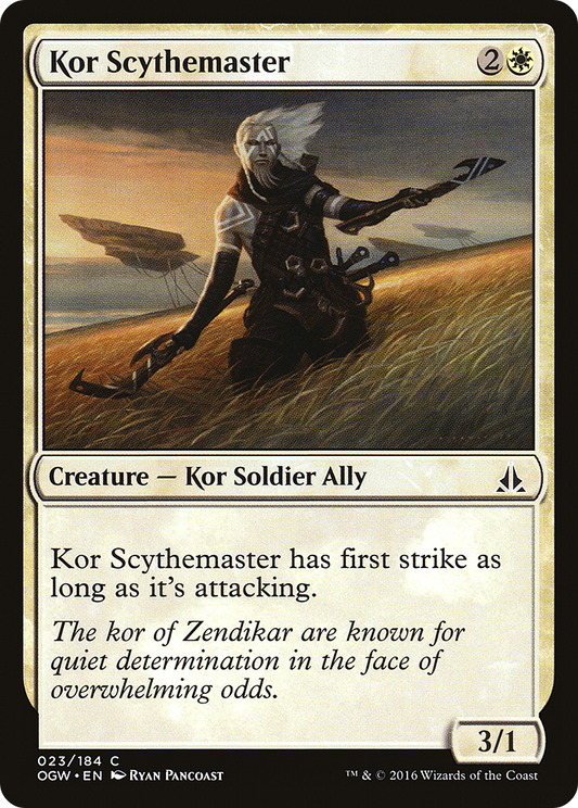 Kor Scythemaster (OGW-023) - Oath of the Gatewatch