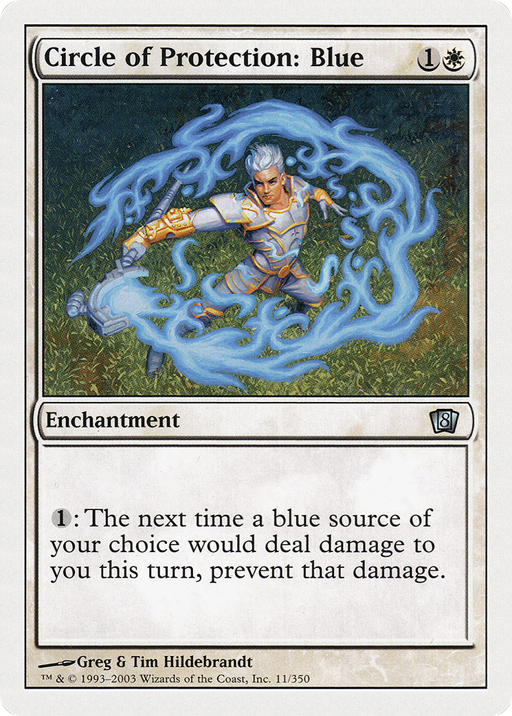 Circle of Protection: Blue (8ED-011) - Eighth Edition