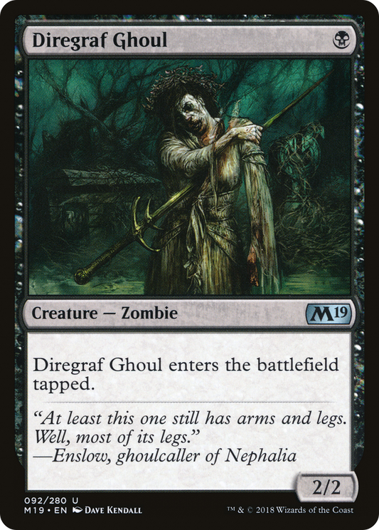 Diregraf Ghoul (M19-092) - Core Set 2019