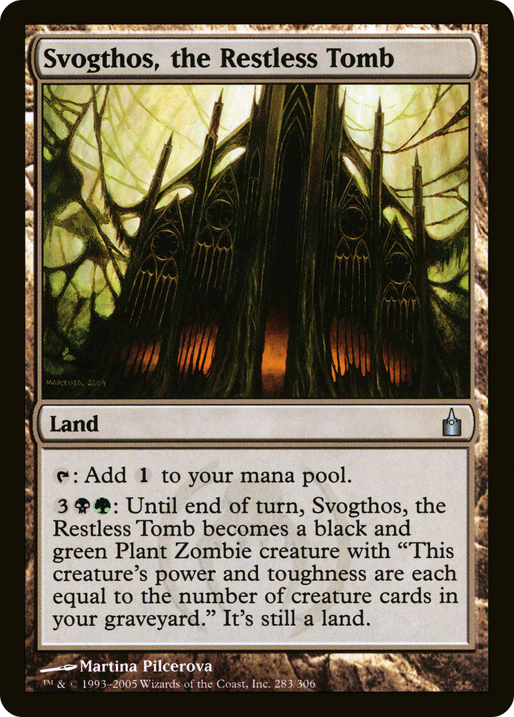 Svogthos, the Restless Tomb (RAV-283) - Ravnica: City of Guilds