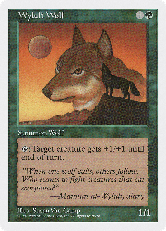 Wyluli Wolf (5ED-345) - Fifth Edition