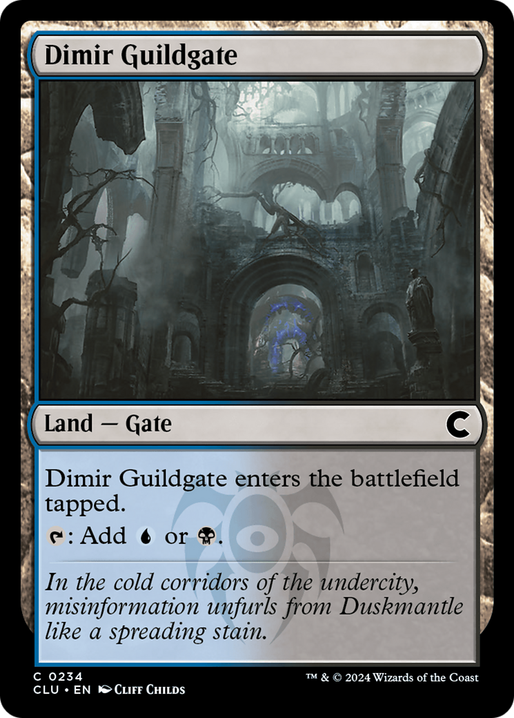 Dimir Guildgate (CLU-234) - Ravnica: Clue Edition