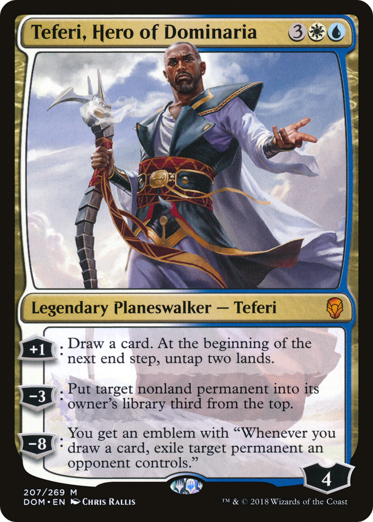 Teferi, Hero of Dominaria (DOM-207) - Dominaria Foil