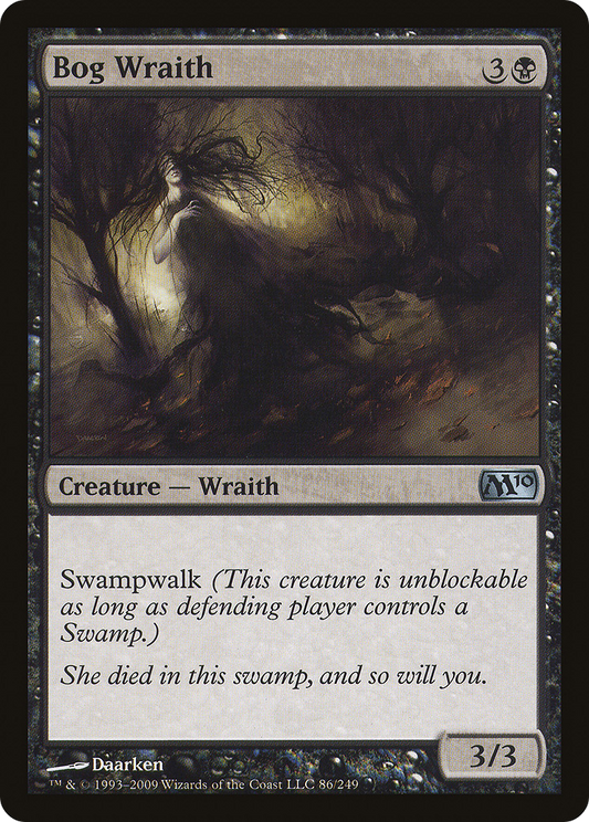 Bog Wraith (M10-086) - Magic 2010 Foil