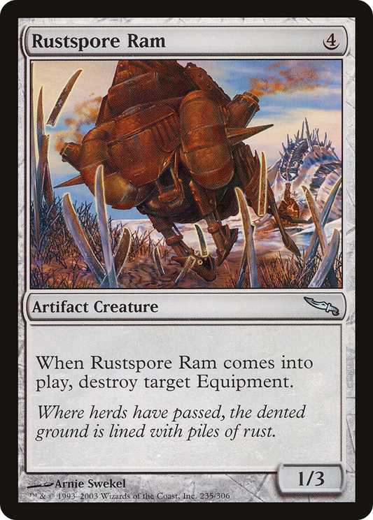 Rustspore Ram (MRD-235) - Mirrodin Foil