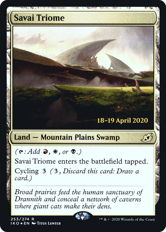 Savai Triome (PIKO-253S) - Ikoria: Lair of Behemoths Promos Foil