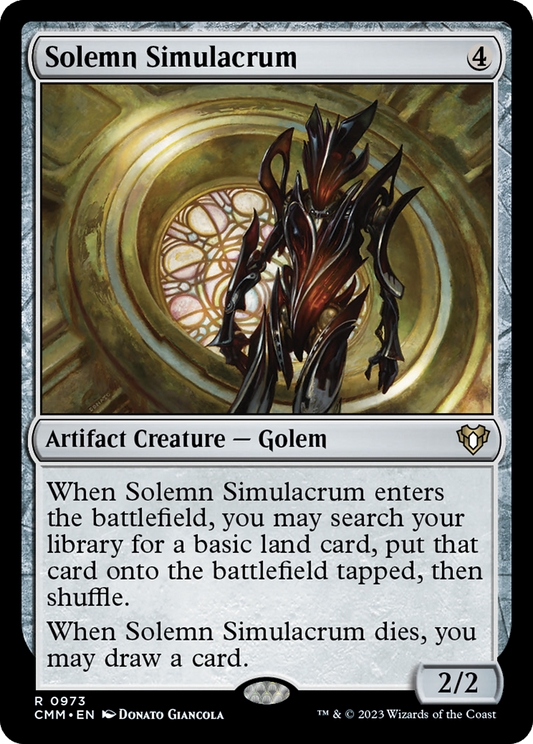 Solemn Simulacrum (CMM-973) - Commander Masters