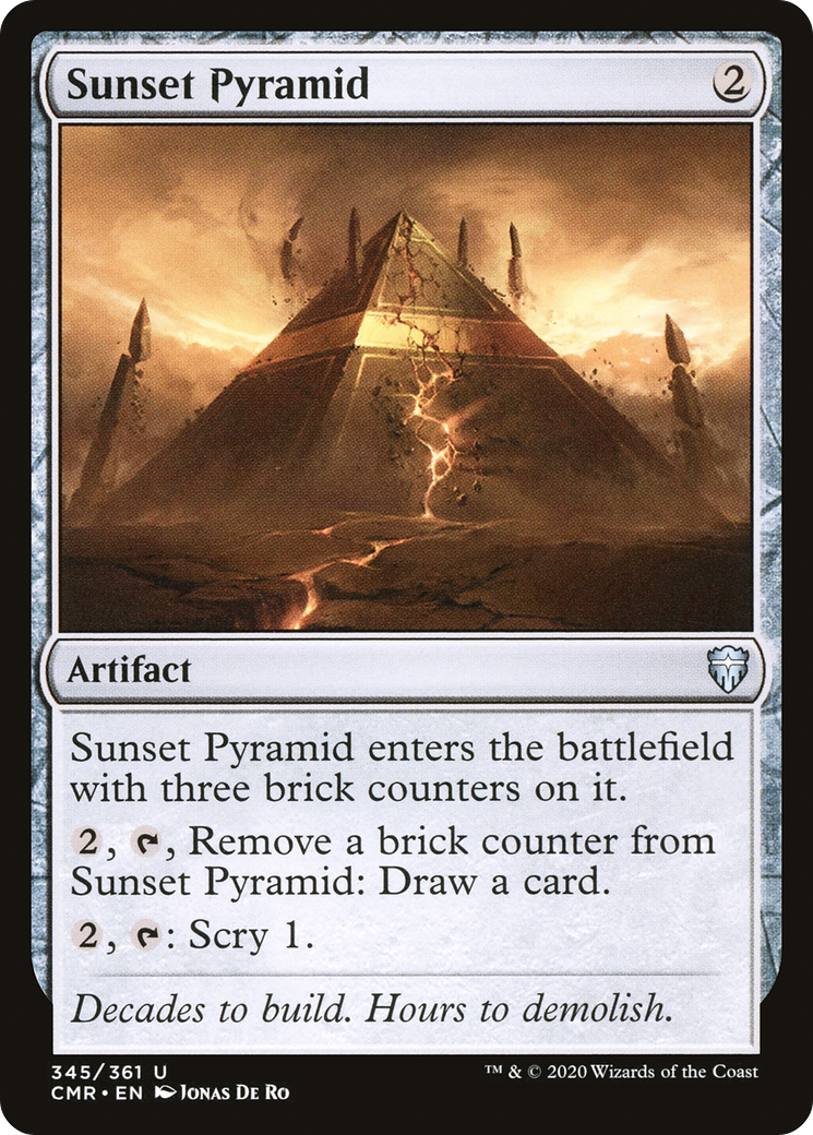 Sunset Pyramid (CMR-345) - Commander Legends Foil