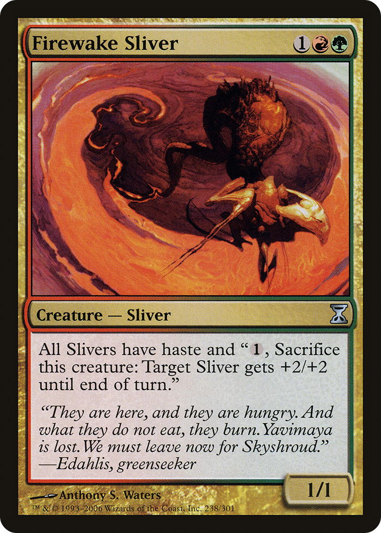 Firewake Sliver (TSP-238) - Time Spiral