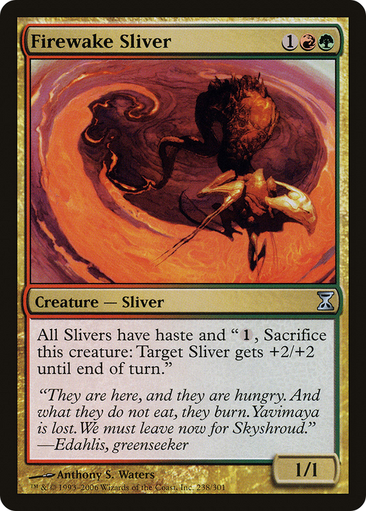 Firewake Sliver (TSP-238) - Time Spiral Foil