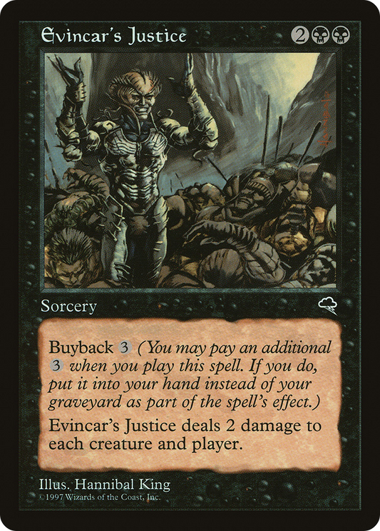 Evincar's Justice (TMP-134) - Tempest