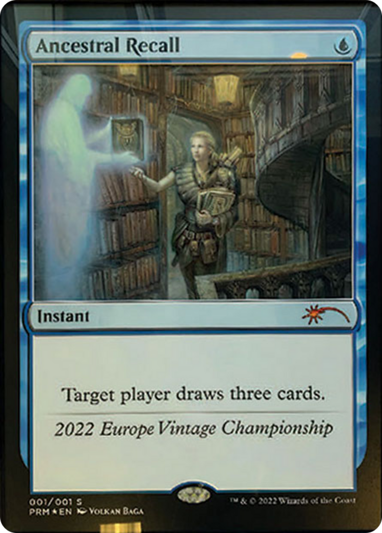 Ancestral Recall (OVNT-2022C) - Vintage Championship