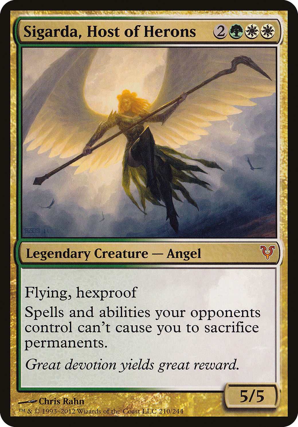 Sigarda, Host of Herons (PHEL-210) - Open the Helvault Foil