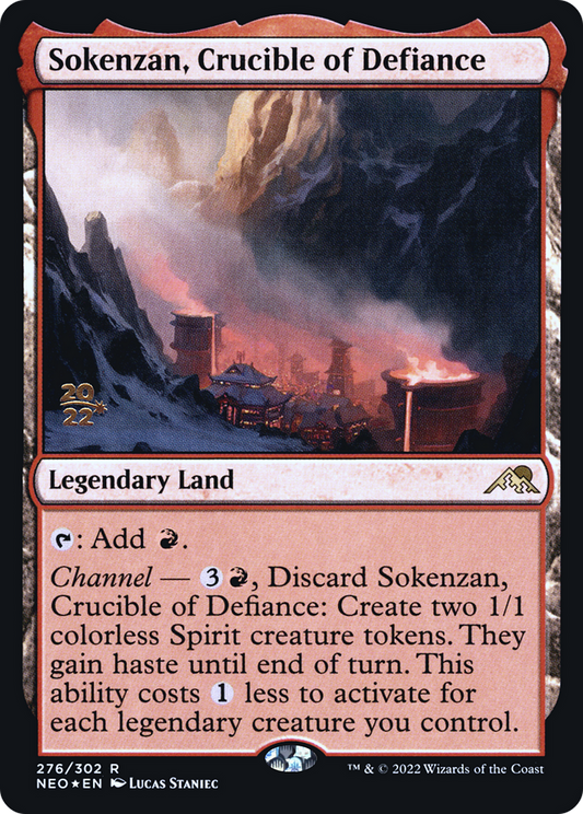 Sokenzan, Crucible of Defiance (PNEO-276S) - Kamigawa: Neon Dynasty Promos Foil