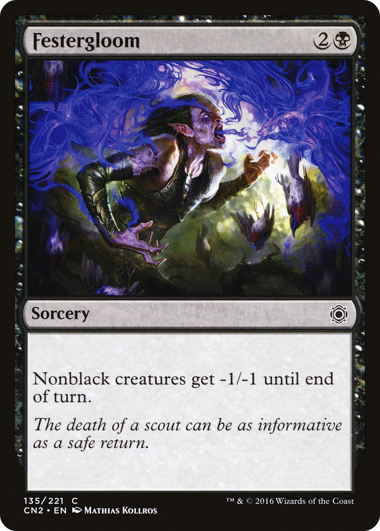 Festergloom (CN2-135) - Conspiracy: Take the Crown Foil
