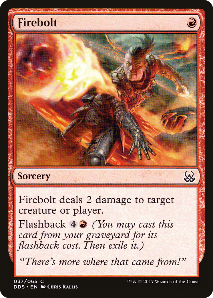 Firebolt (DDS-037) - Duel Decks: Mind vs. Might