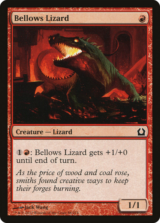 Bellows Lizard (RTR-088) - Return to Ravnica