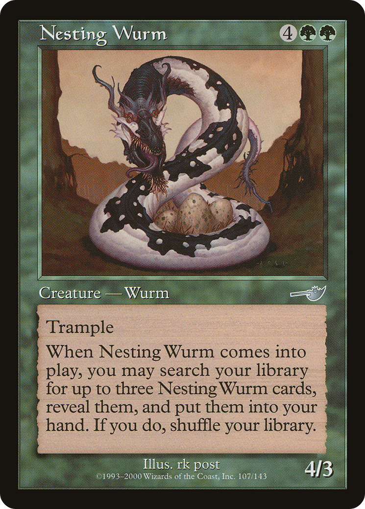 Nesting Wurm (NEM-107) - Nemesis Foil