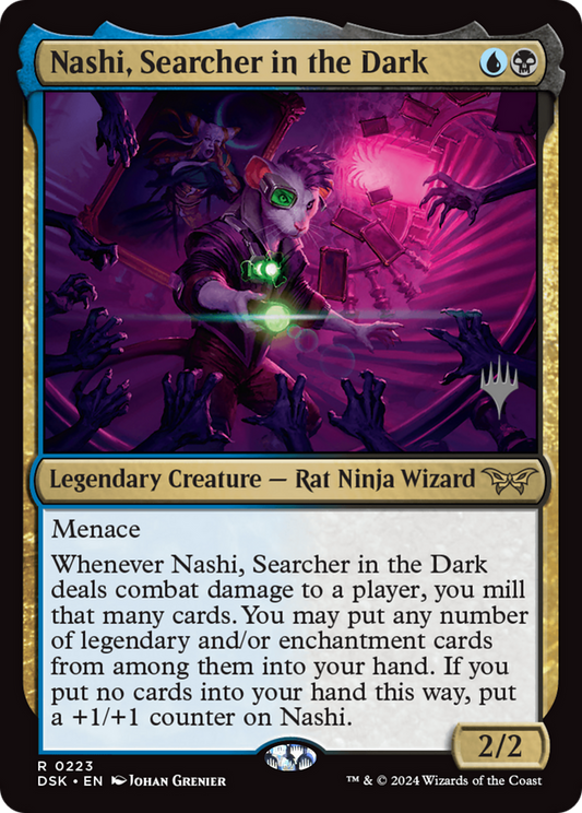 Nashi, Searcher in the Dark (PDSK-223P) - Duskmourn: House of Horror Promos Foil