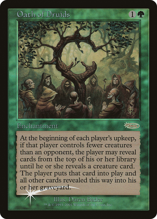 Oath of Druids (G01-002) - Judge Gift Cards 2001 Foil