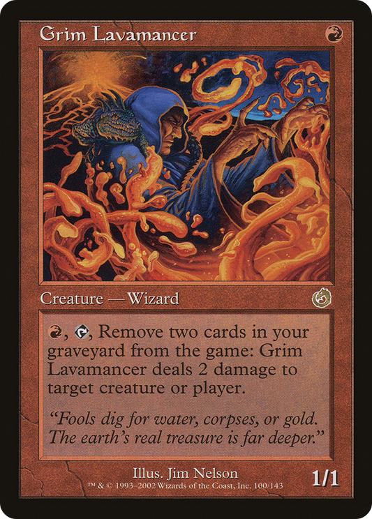 Grim Lavamancer (TOR-100) - Torment Foil