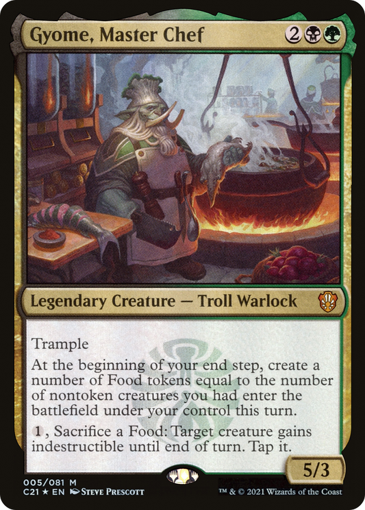 Gyome, Master Chef (C21-005) - Commander 2021 Foil