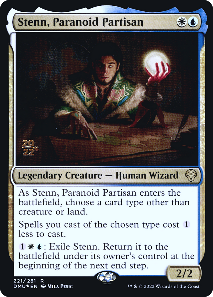 Stenn, Paranoid Partisan (PDMU-221S) - Dominaria United Promos Foil