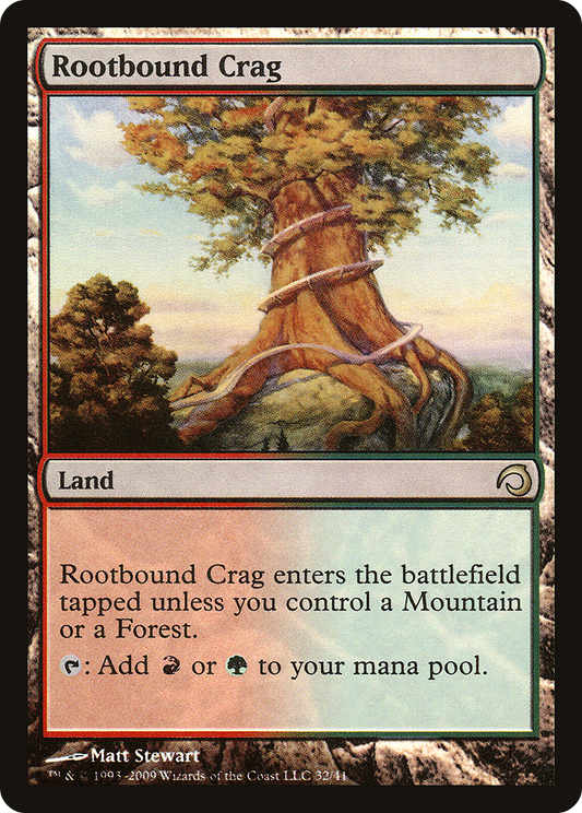 Rootbound Crag (H09-032) - Premium Deck Series: Slivers Foil