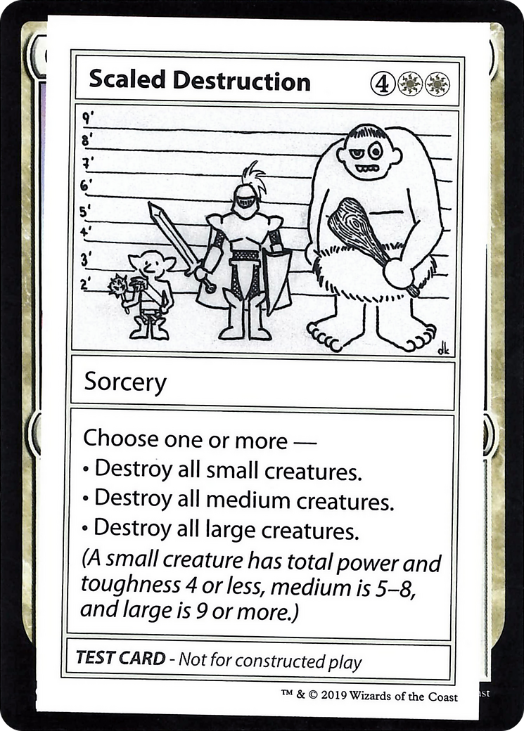 Scaled Destruction (CMB2-012) - Mystery Booster Playtest Cards 2021