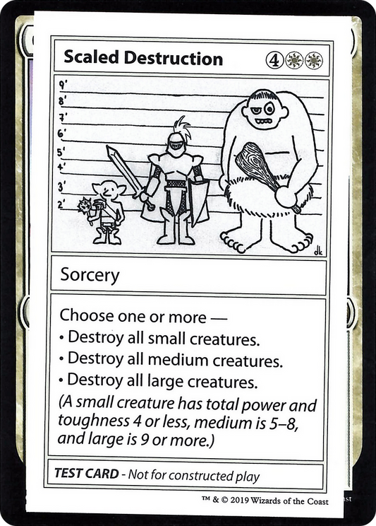 Scaled Destruction (CMB2-012) - Mystery Booster Playtest Cards 2021