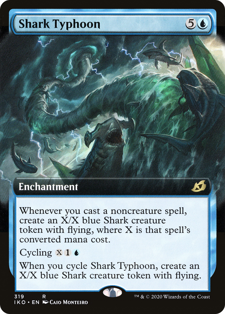 Shark Typhoon (IKO-319) - Ikoria: Lair of Behemoths: (Extended Art)