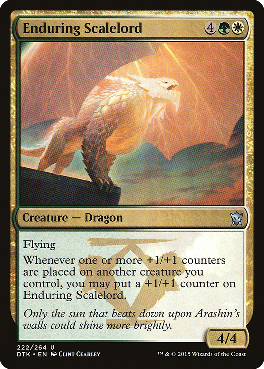 Enduring Scalelord (DTK-222) - Dragons of Tarkir