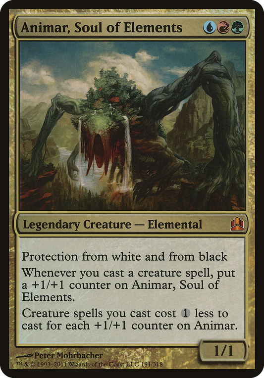 Animar, Soul of Elements (OCMD-181) - Commander 2011 Oversized Foil