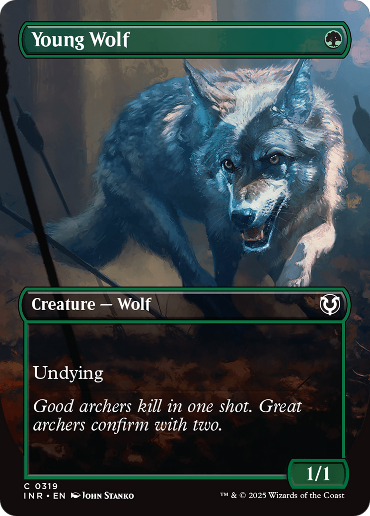 Young Wolf (Borderless)  (Borderless)(INR-319) - Innistrad Remastered