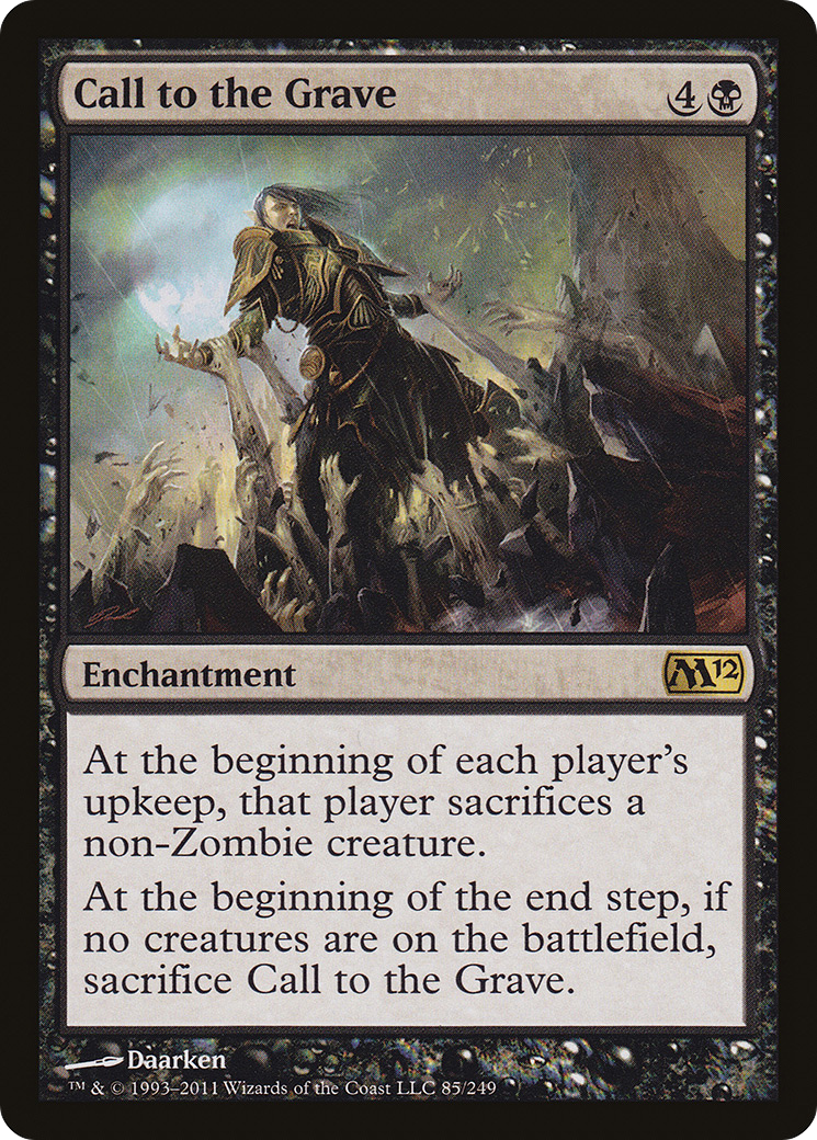 Call to the Grave (M12-085) - Magic 2012 Foil