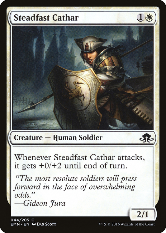 Steadfast Cathar (EMN-044) - Eldritch Moon Foil