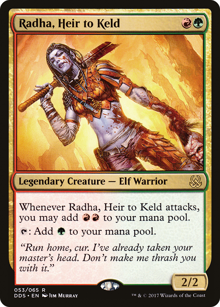 Radha, Heir to Keld (DDS-053) - Duel Decks: Mind vs. Might