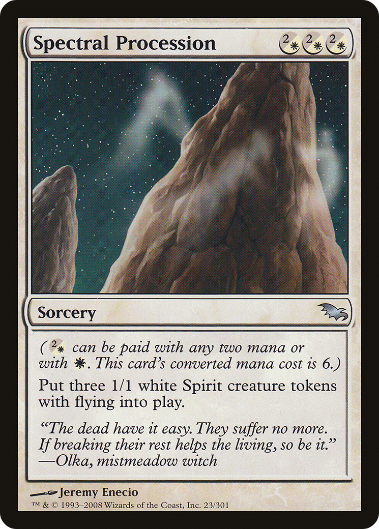 Spectral Procession  (SHM-023) - Shadowmoor