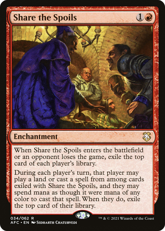 Share the Spoils (AFC-034) - Forgotten Realms Commander