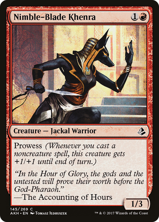 Nimble-Blade Khenra (AKH-145) - Amonkhet Foil