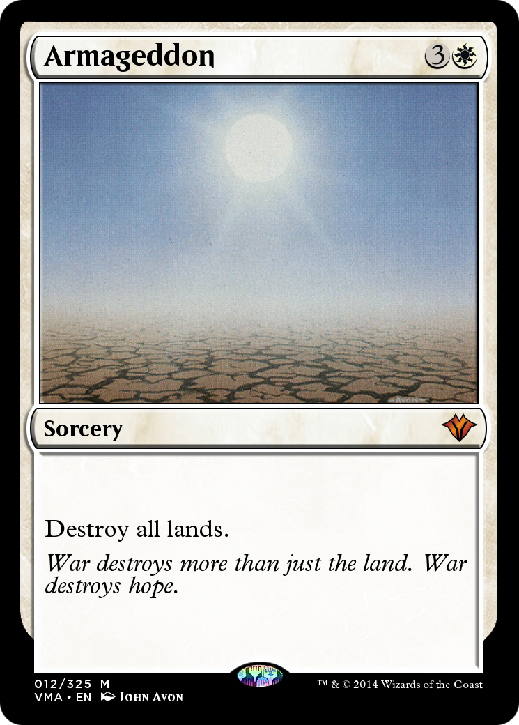 Armageddon (VMA-012) - Vintage Masters Foil