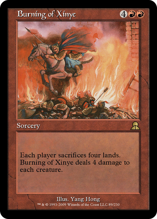 Burning of Xinye (ME3-089) - Masters Edition III Foil