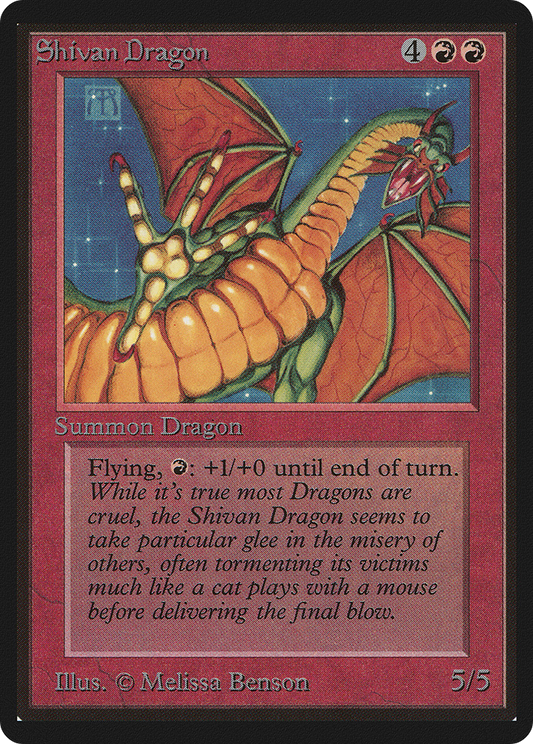 Shivan Dragon (LEB-175) - Limited Edition Beta