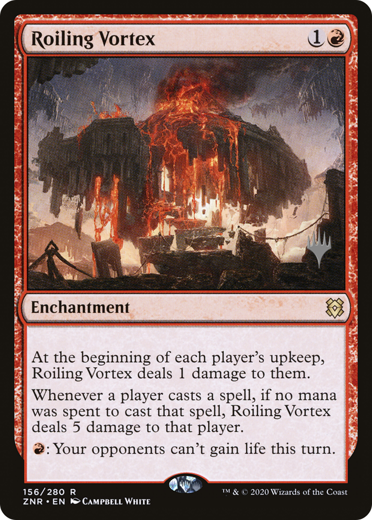 Roiling Vortex (PPZNR-156) - Zendikar Rising Promos Foil (Promo Pack)