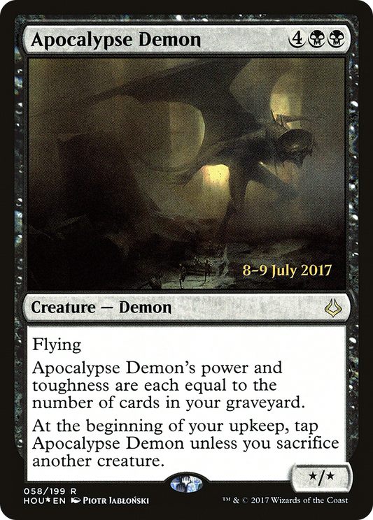 Apocalypse Demon (PHOU-58S) - Hour of Devastation Promos Foil