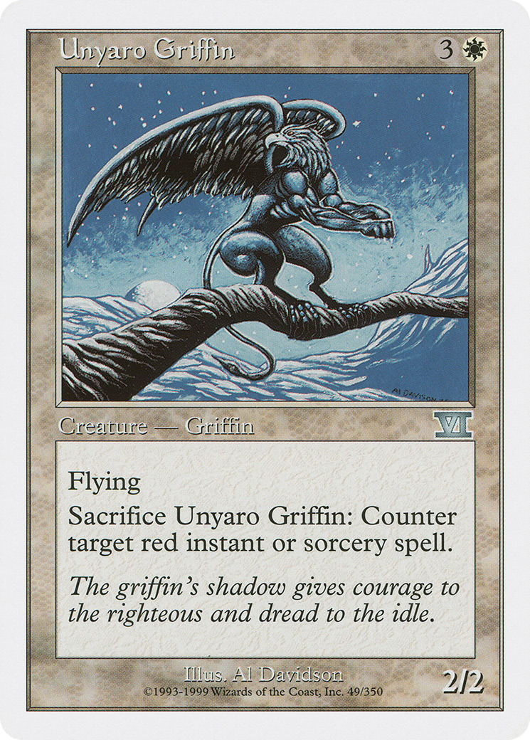 Unyaro Griffin (6ED-049) - Classic Sixth Edition