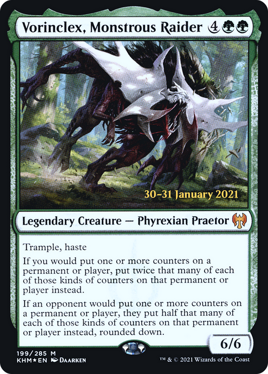 Vorinclex, Monstrous Raider (PKHM-199S) - Kaldheim Promos Foil