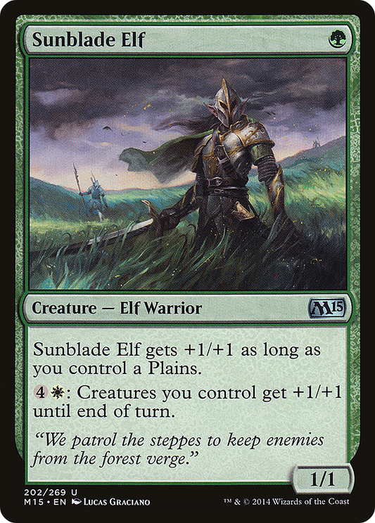 Sunblade Elf (M15-202) - Magic 2015