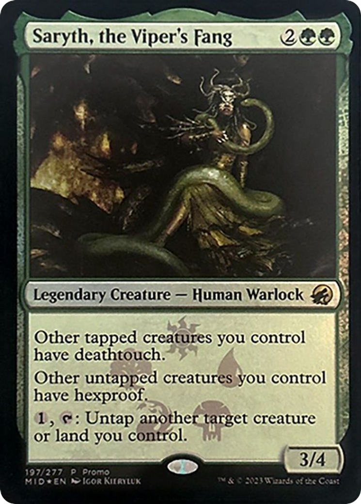 Saryth, the Viper's Fang (PMEI-066) - Media Inserts Foil